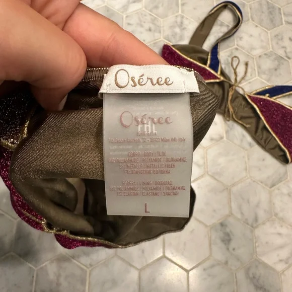 Oseree x Moda Operandi Exclusive lumiere metallic bikini - Picture 5 of 6